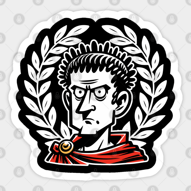Roman Empire Julius Caesar Ancient Roman History Sticker by Yesteeyear